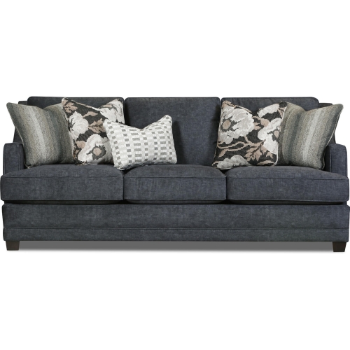 Sofa in Argo Ash Charcoal Grey Fabric